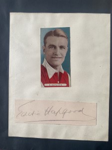 Eddie Hapgood Arsenal 1930s legend Signed for sale on Ebay