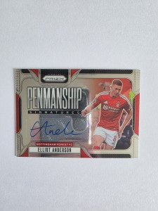 Panini Prizm Premier League 2024/25 Nottingham Forest Elliot Anderson Auto for sale on Ebay