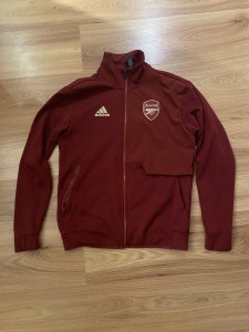 Arsenal Adidas Mens SMALL Full Zip Track top Jacket for sale on Ebay