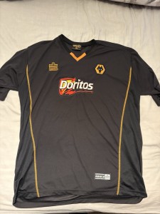 Wolverhampton Wanderers 2002/2003 Doritos Wolves Admiral Away Shirt Size Mens XL for sale on Ebay