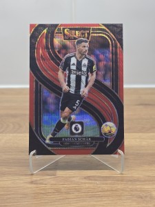 2024-25 Panini Select Premier League - Fabian Schar Newcastle #189 Red Wave #/88 for sale on Ebay