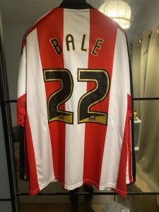 Rare Long Sleeve Southampton Fc Home 2006/2007 Football Shirt. Gareth Bale 22 XL for sale on Ebay