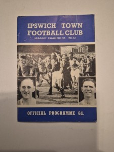 Ipswich Town V Arsenal 29/3/1966 Leadbetter/Elsworthy Testimonial Programme for sale on Ebay