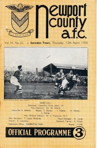 Newport County v Swindon Town 1955/1956 - Football Programme for sale on Ebay
