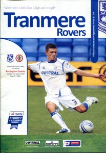 Tranmere Rovers v Accrington Stanley 31/08/10 JPT 1st Round for sale on Ebay