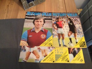3 Aston Villa football programmes 1978-79  for sale on Ebay