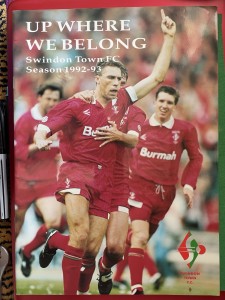 Swindon Town F. C. 1992 / 93 “Up Where We Belong” Brochure. for sale on Ebay