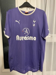 Tottenham Hotspur 2011/2012 Away Shirt Purple Size Medium for sale on Ebay