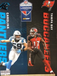 Tampa Bay Buccaneers v Carolina Panthers 13/10/2019- NFL @ Tottenham for sale on Ebay