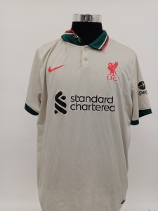 Liverpool 2021-22 Away Football Shirt Nike 2XL Green Short-Sleeved for sale on Ebay