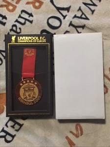Liverpool Champions Of Europe Istanbul 2005 Medal for sale on Ebay