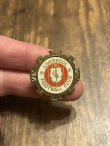 Vintage Liverpool Plastic Insert Badge for sale on Ebay