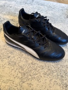PUMA King Black Astro Boots Size UK 9.5 In Excellent Used Condition with Box for sale on Ebay