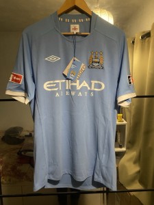 BNWT Manchester City 2010/2011 FA Cup Winners Home Football Shirt Toure 42 Large for sale on Ebay
