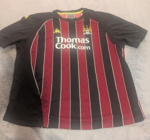 Manchester City 2008/09 Le Coq Sportif Away Kit Rare XXL in Excellent Condition  for sale on Ebay