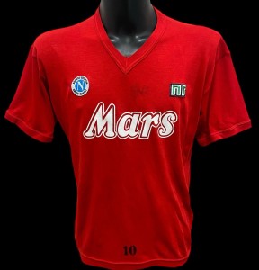 Maglia Calcio Napoli Vintage Camiseta N10 Maradona NR Mars 1988/89 Training for sale on Ebay