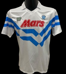Maglia Calcio Napoli Vintage Camiseta N10 Diego Maradona Mars NR 1988/89 for sale on Ebay