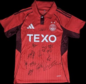 Aberdeen Fc 2025/26 Squad Signed Home Shirt Autographed COA & PROOF for sale on Ebay