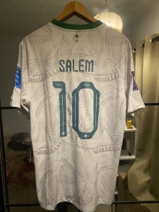 BNWT Saudi Arabia 2022 World Cup Away Football Shirt. Salem 10. Size Large for sale on Ebay