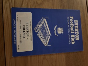 Everton v Chelsea Programme 1967/68 for sale on Ebay