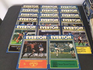 17 Everton football programmes 1978-79 for sale on Ebay