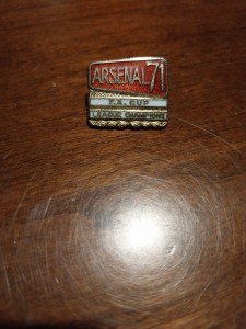 Arsenal FC 1970-71 Football League Champions metal and enamel badge for sale on Ebay