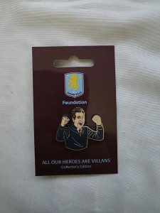 Aston Villa Pin Badge Official Merchandise Rare Unai Emery NEW Collectors Ed for sale on Ebay
