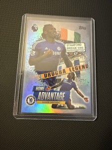 Didier Drogba CASE HIT Home Advantage Topps Premier League 2025/26 Chelsea FC for sale on Ebay