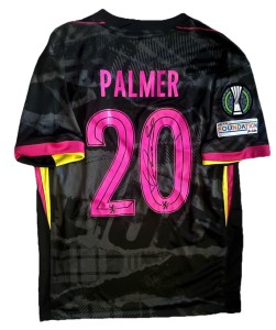 COLE PALMER Hand Signed FC CHELSEA 2024/25 Third Shirt Conference RARE with COA for sale on Ebay