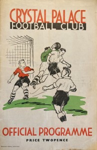 Crystal Palace v Queens Park Rangers F A Cup 1st round 1938/39 for sale on Ebay