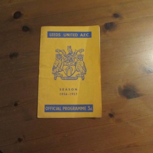 Leeds v Tottenham/Spurs Div 1 1956/7 - played 2nd March 1957 for sale on Ebay