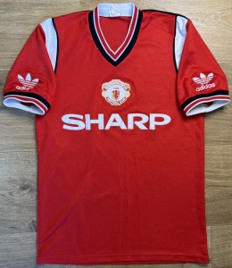 ORIGINAL MANCHESTER UNITED 1984/85 Home Football Shirt SMALL ADIDAS Ultra Rare for sale on Ebay