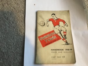 Swindon Town Football Club Handbook 1948/1949. for sale on Ebay