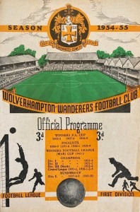 Wolverhampton Wanderers v Arsenal F A Cup 4th round 1954/55 for sale on Ebay