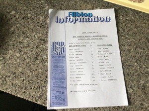 West Bromwich Albion v  Manchester United 29/9/84 Teamsheet for sale on Ebay