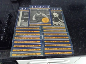 17 Everton football programmes 1976-77 for sale on Ebay