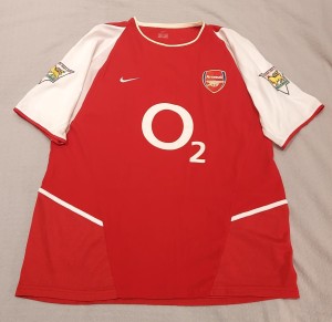 Arsenal Nike 2002/03 Large Shirt Gilberto for sale on Ebay