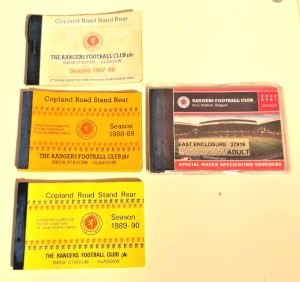 Rangers FC Season Books 1986-1989 & 2000-01 - Vintage Memorabilia Job Lot (4) for sale on Ebay