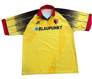 WATFORD 1995/1996 HOME FOOTBALL SHIRT MIZUNO JERSEY SIZE MENS XL for sale on Ebay