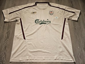 Mens Reebok Liverpool Third football shirt 2003 - 2005 Size XXXL 3XL for sale on Ebay