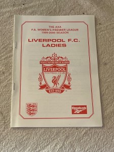 1999-2000 Liverpool Ladies v Aston Villa Ladies football programme for sale on Ebay
