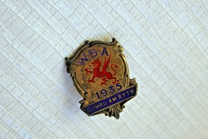Rare find, Silver Football badge, West Bromwich Albion 1935. for sale on Ebay