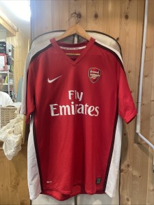Arsenal Home Football Shirt 2008/10 Adults Large for sale on Ebay