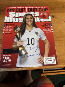 carli lloyd autographed sports illustrated cover PSA Authentication for sale on Ebay