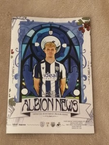 WBA. WEST BROM. WEST BROMWICH ALBION. V SWANSEA CITY. 29/11/25. MINT.  for sale on Ebay