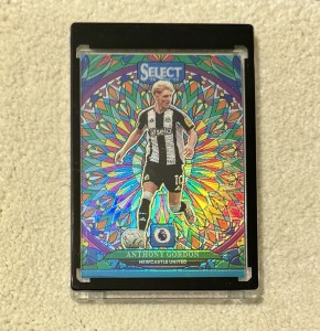 Anthony Gordon 2024-25 Select Stain Glass Case Hit Panini SSP Newcastle United for sale on Ebay