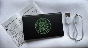 Celtic FC Phone Power Bank - New In Box Official Merchandise for sale on Ebay