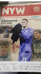 Rotherham United v Manchester City Football Programme Tuesday 28th October 2025 for sale on Ebay
