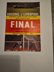 1971 FA Cup Final Arsenal V Liverpool Programme Wembley for sale on Ebay
