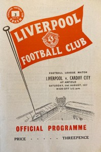 Liverpool v Cardiff City Div 2 1957/58 for sale on Ebay